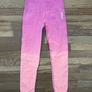 Gymshark Pink Ombre Leggings